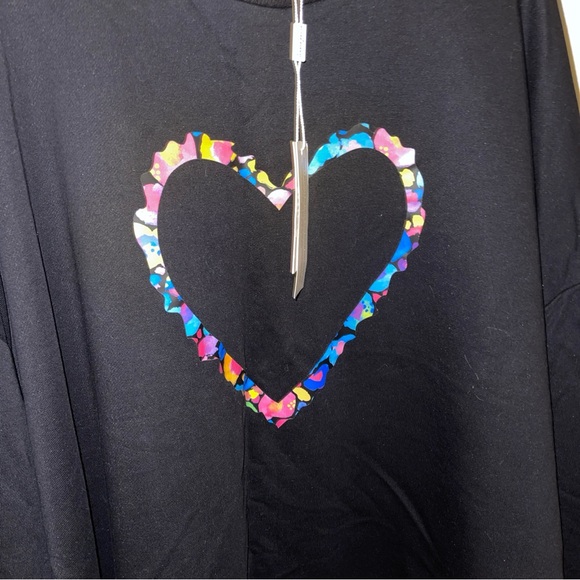 NWT Proud Poppy Adore Rainbow Heart Sweatshirt by Kasey Rainbow AU 28 US 24 - Picture 7 of 10